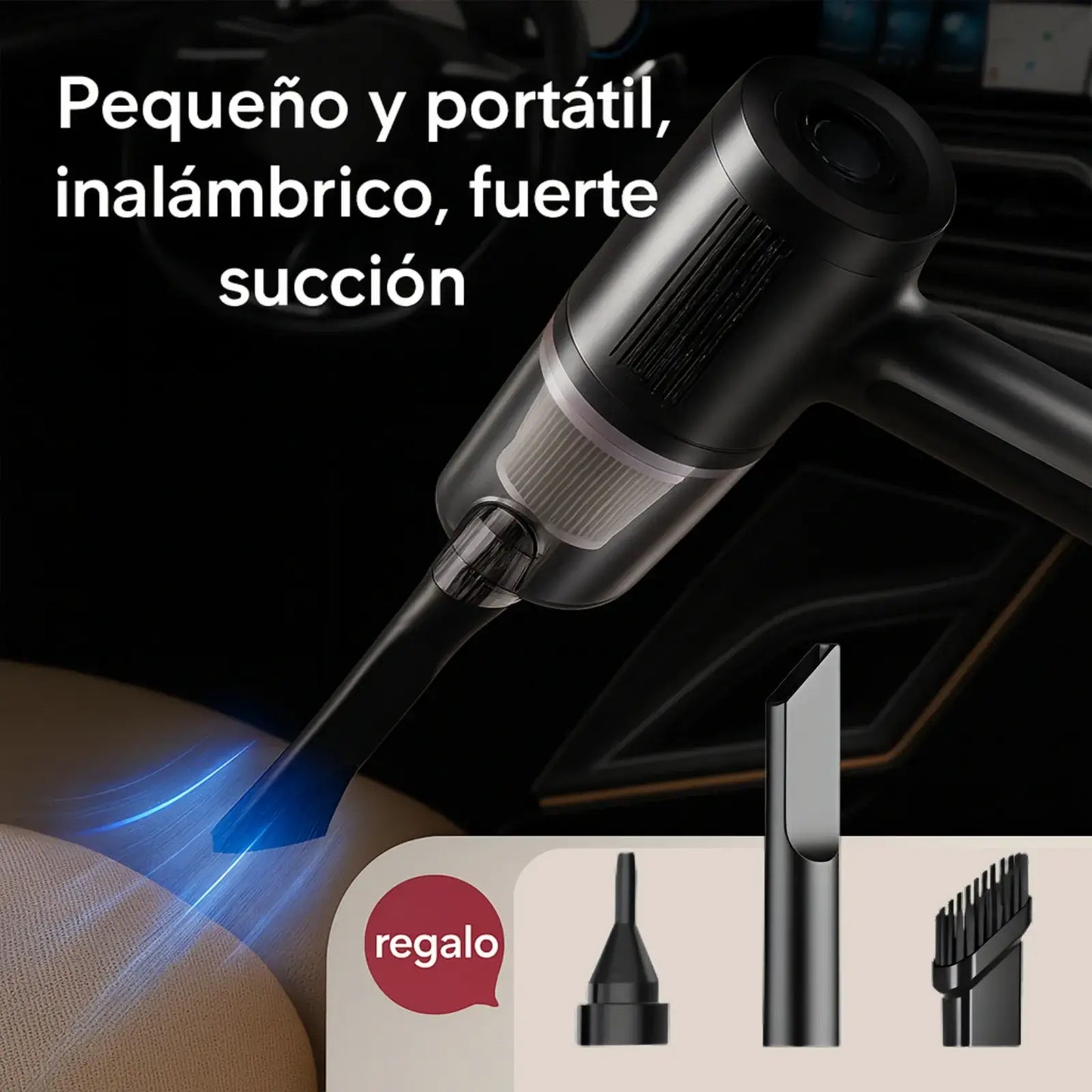AutoVac Pro 9000 - Aspiradora Inalámbrica 2en1 | Coche & Casa