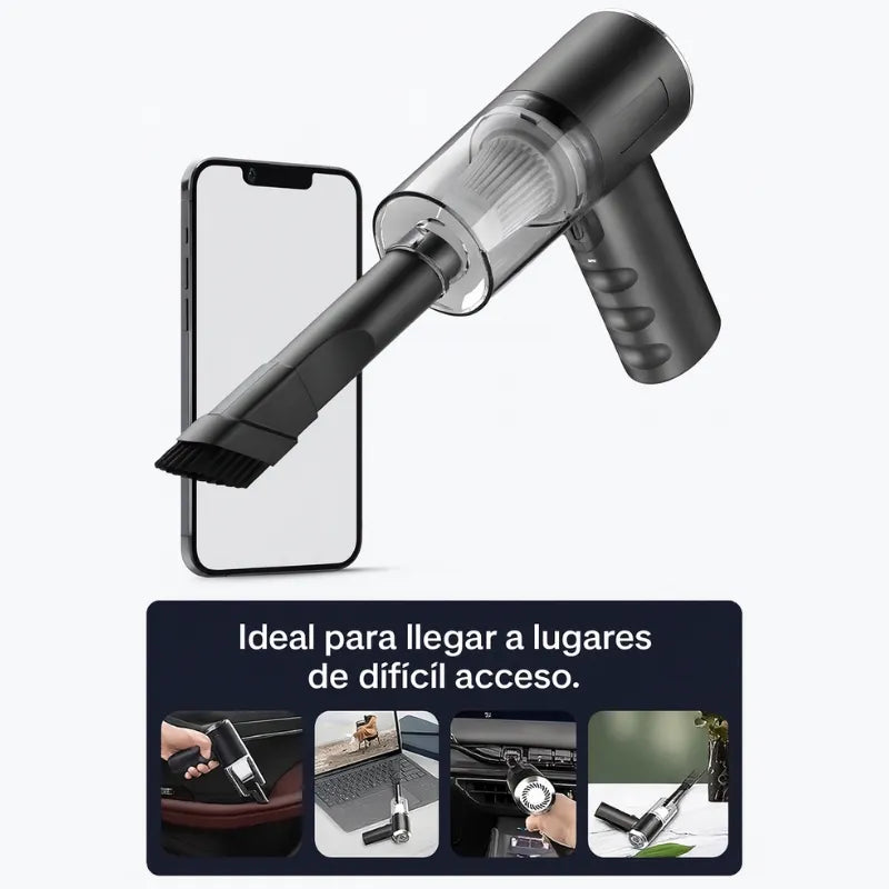 AutoVac Pro 9000 - Aspiradora Inalámbrica 2en1 | Coche & Casa