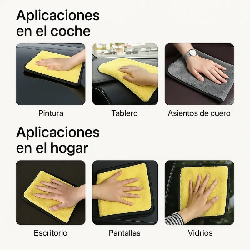 Paño de Microfibra Premium 400GSM