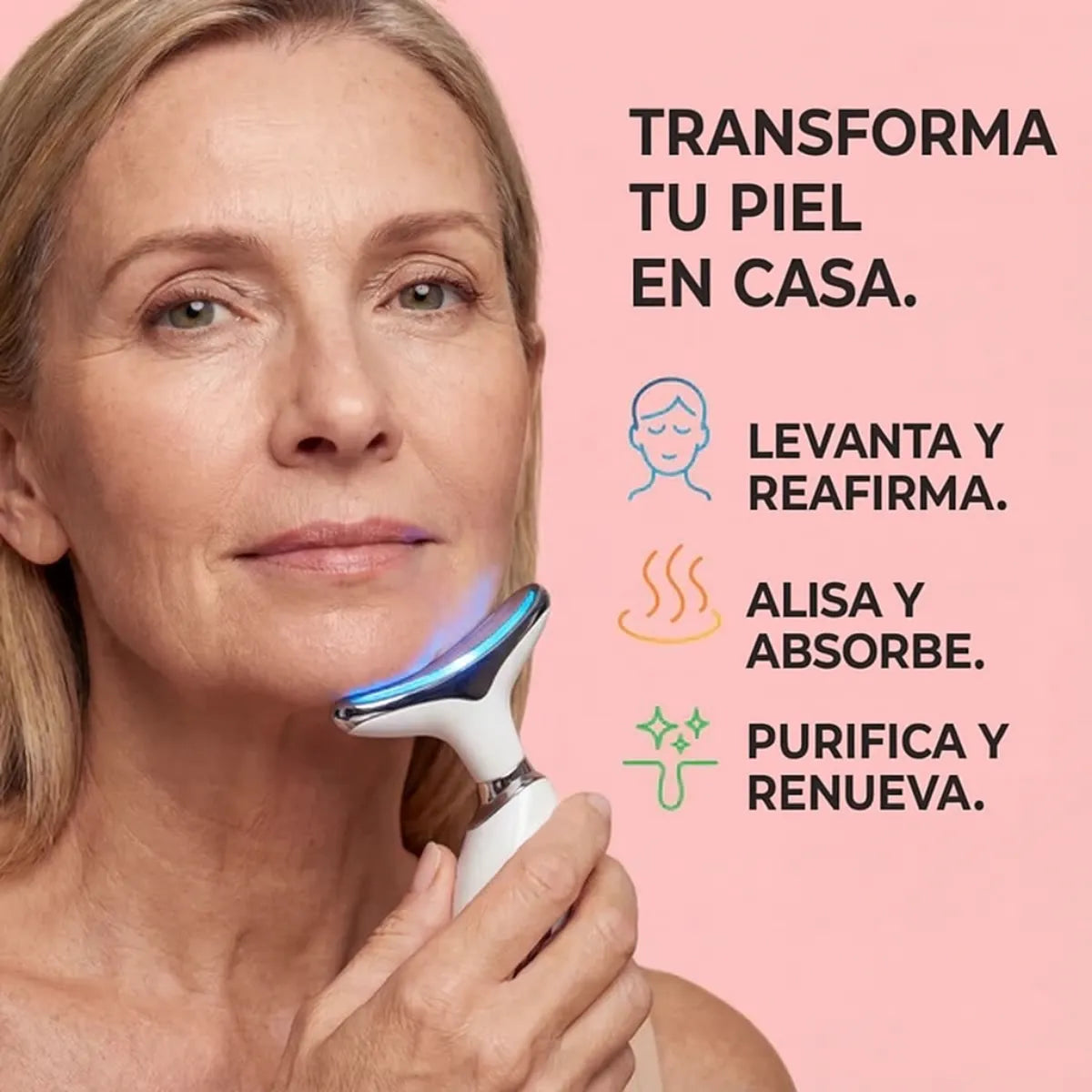 VitaGlow - Escultor Facial LED 7-in-1